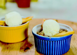 Peach Crumble
