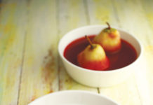 Ginger Pomegranate Pears